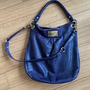 Marc By Marc Jacobs Purple Leather Hobo Bag